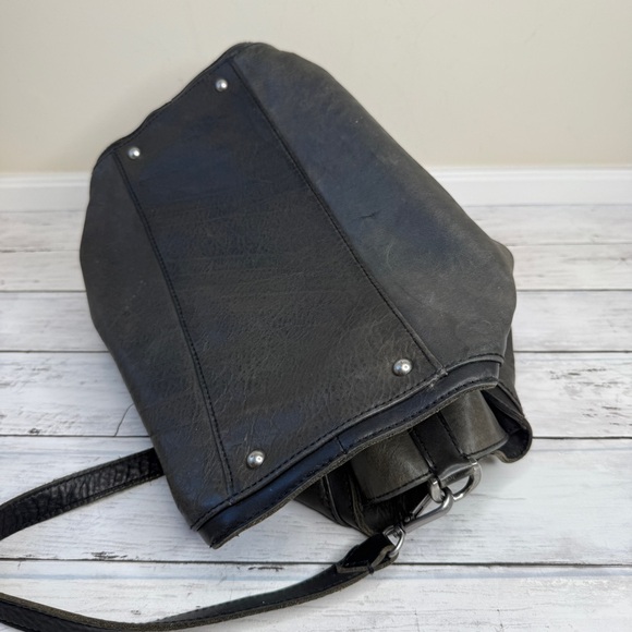 Madewell Charcoal black Leather Shoulder Bag - Picture 5 of 5